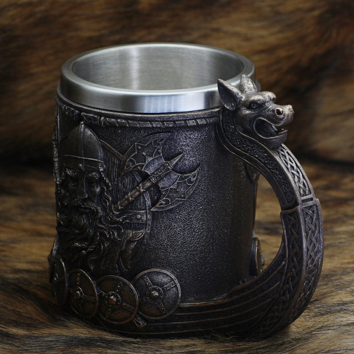 vikings beer mug